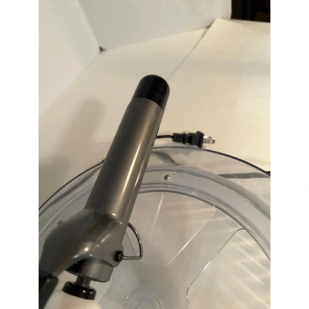 Style White Hot Tools Professional Nano Ceramic Hair Curling Iron Wand Temp Dial